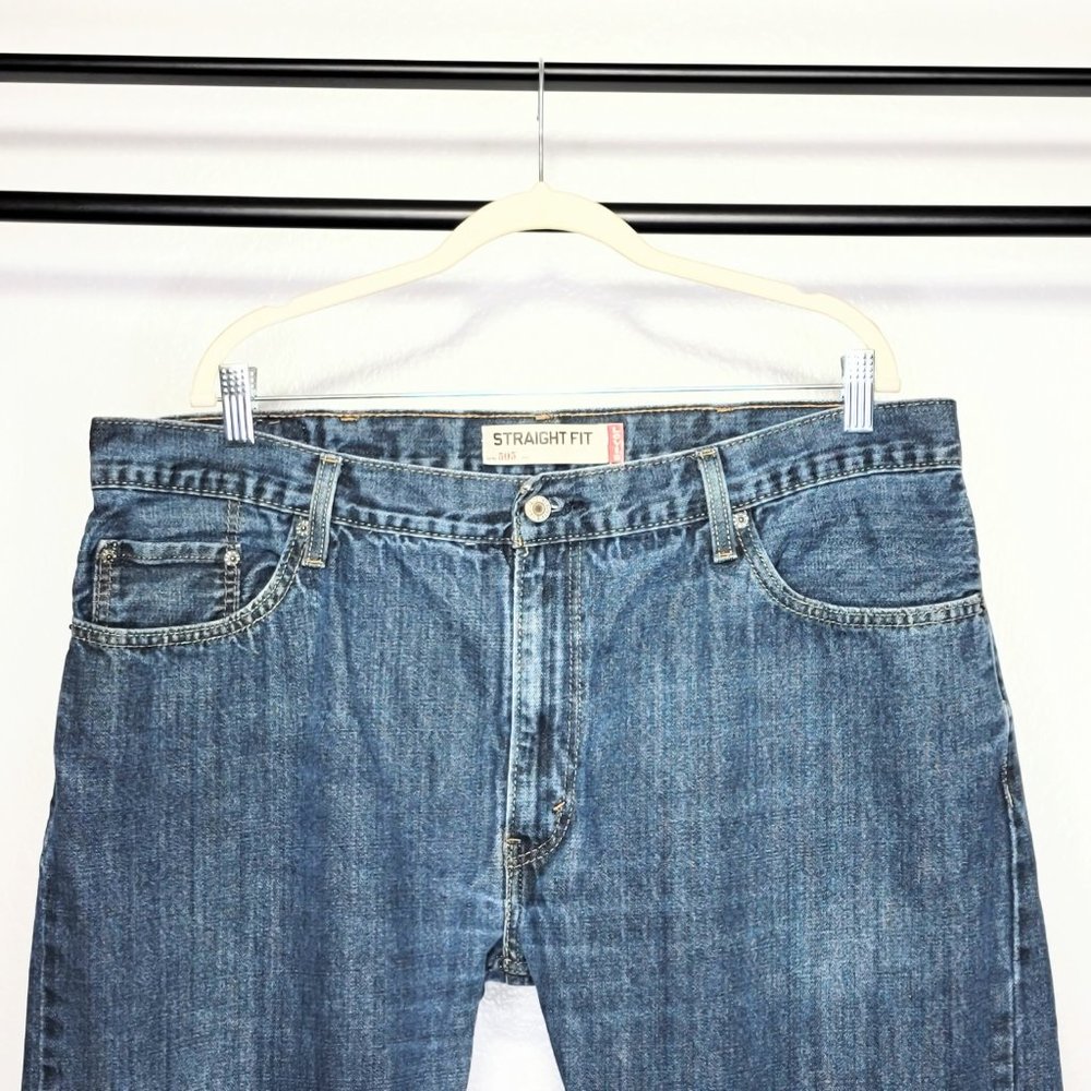 Levi's 505 Men's 2010 Regular Straight Fit Denim Blue Jeans Size 40x30 - Picture 2 of 9